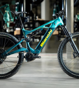 Bianchi e-Vertic FX Type Pro 2023 Full Suspension e-MTB SRAM GX 1x12 RP M30