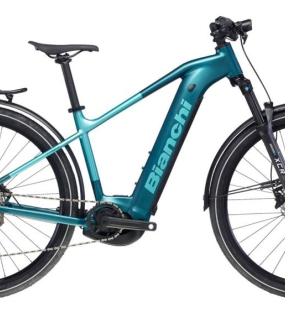 Bianchi T-Tronik X 9.2 2024 Bosch Performance Line Trekking E-Bike Shimano Deore 10-Speed Alloy Frame