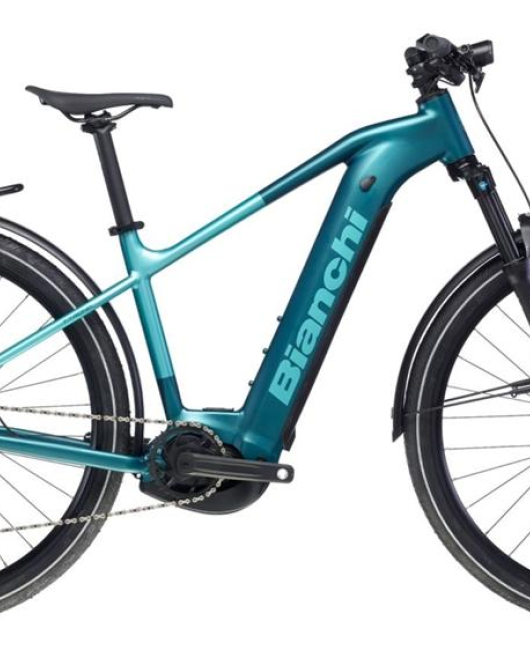 Bianchi T-Tronik X 9.2 2024 Bosch Performance Line Trekking E-Bike Shimano Deore 10-Speed Alloy Frame