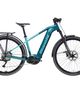 Bianchi T-Tronik X 9.2 2024 Bosch Performance Line Trekking E-Bike Shimano Deore 10-Speed Alloy Frame