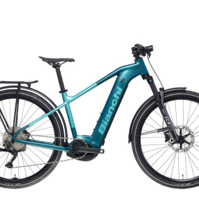 Bianchi T-Tronik X 9.2 2024 Bosch Performance Line Trekking E-Bike Shimano Deore 10-Speed Alloy Frame