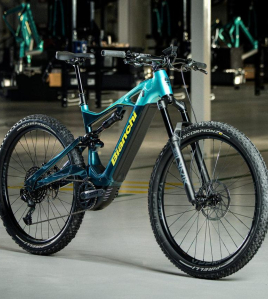 Bianchi E-Vertic FX Type NX/GX 12sp 2025 Bosch Performance Line CX Full Suspension E-MTB