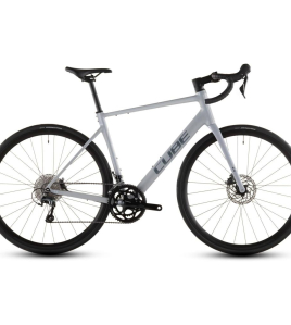 Cube Attain Race foggrey´n´shift 2026 Aluminium Endurance Road Bike – Shimano Tiagra 2x10-Speed Disc