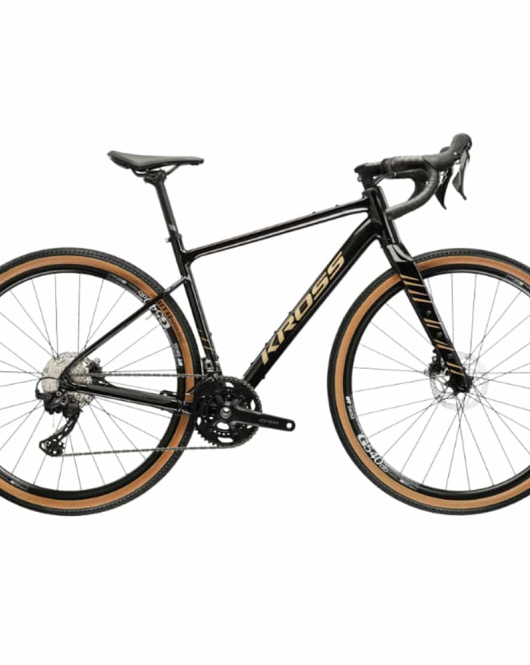 Kross Esker 6.0 2025 Gravel Bike – Aluminium Adventure Bicycle with Carbon Fork, Shimano GRX & Bikepacking Geometry